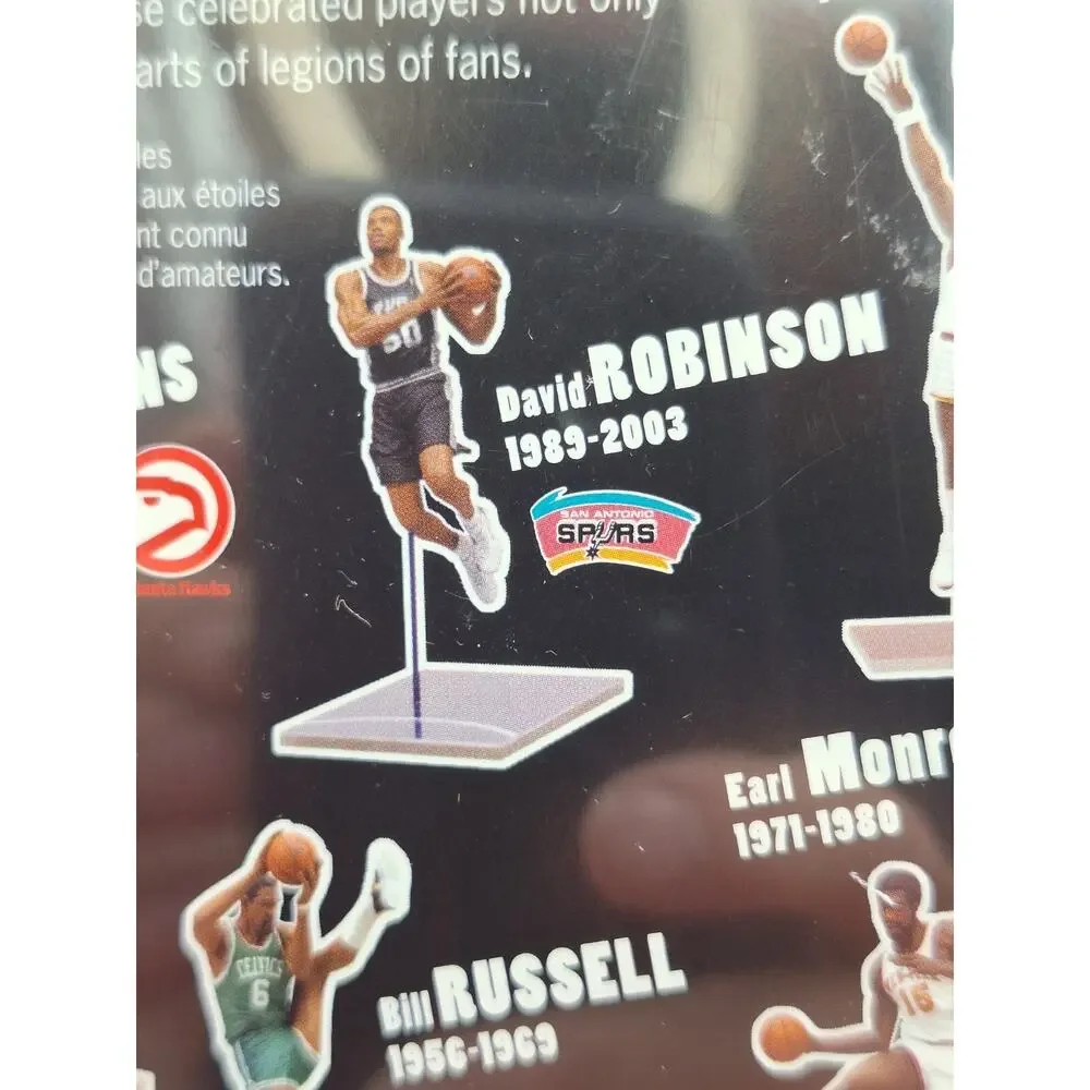Legendary San Antonio Spur DAVID ROBINSON Action Figure. NBA Hardwood Classics